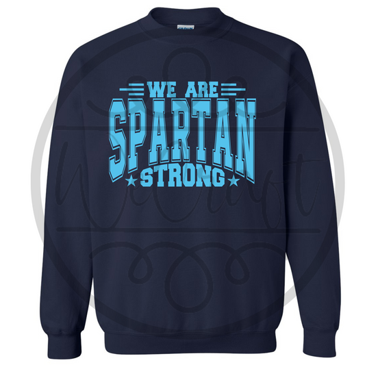 We are Spartan Strong Crewneck