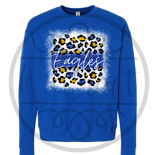 Eagles Leopard Crewneck