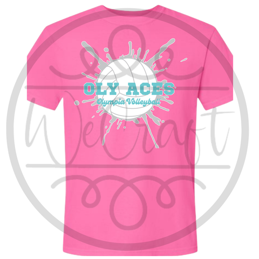 Oly Aces Pink Tee