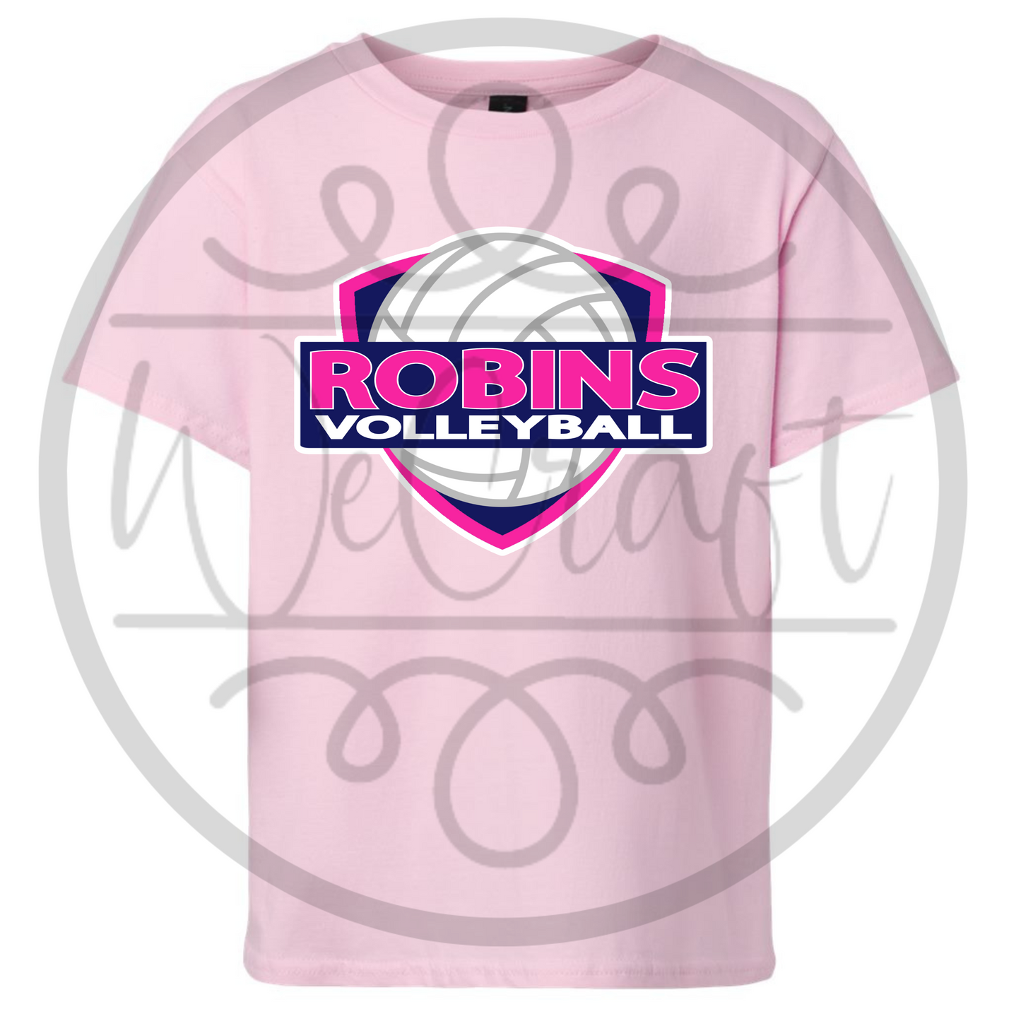 Robins Volleyball Logo T-Shirt