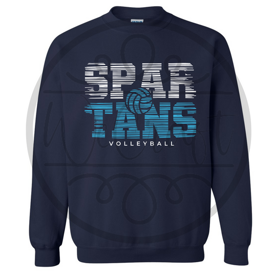 Spartans Etched VB Crewneck