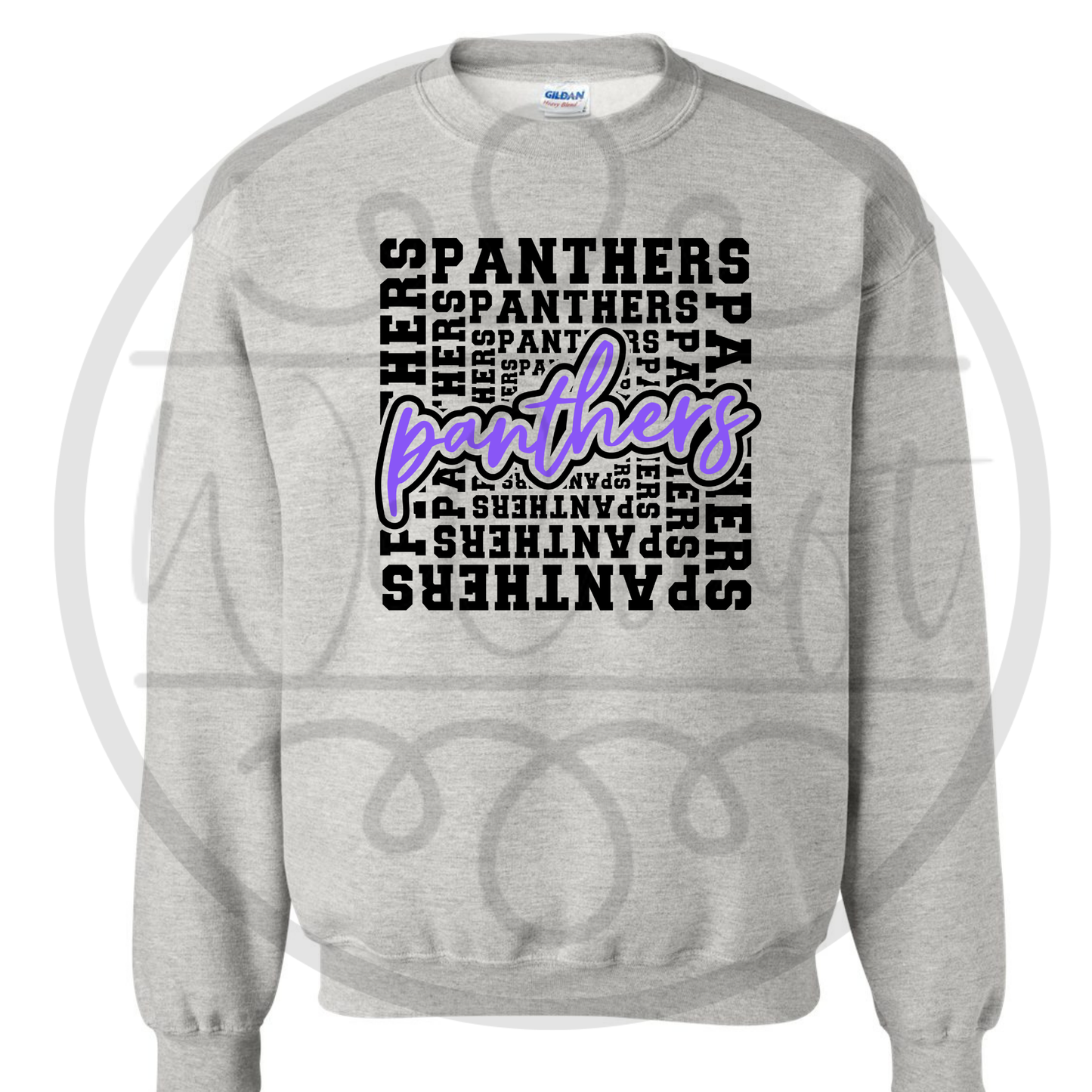 Panthers Typography Crewneck