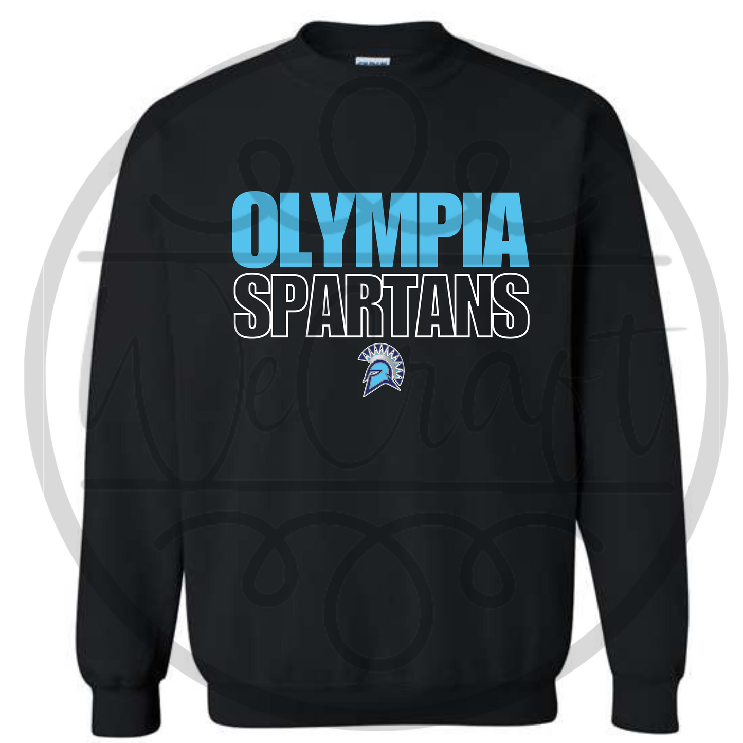 Spartans Outline Crewneck