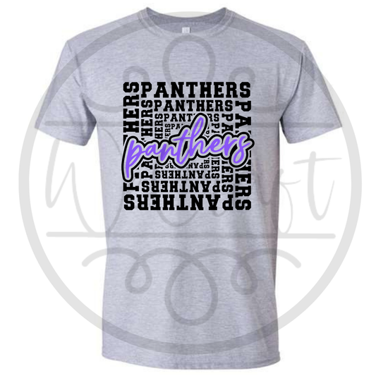 Panthers Typography Tee
