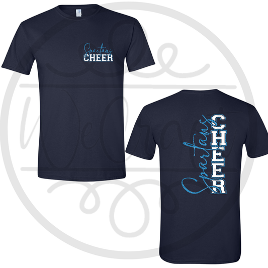 Spartans Cursive Cheer Tee
