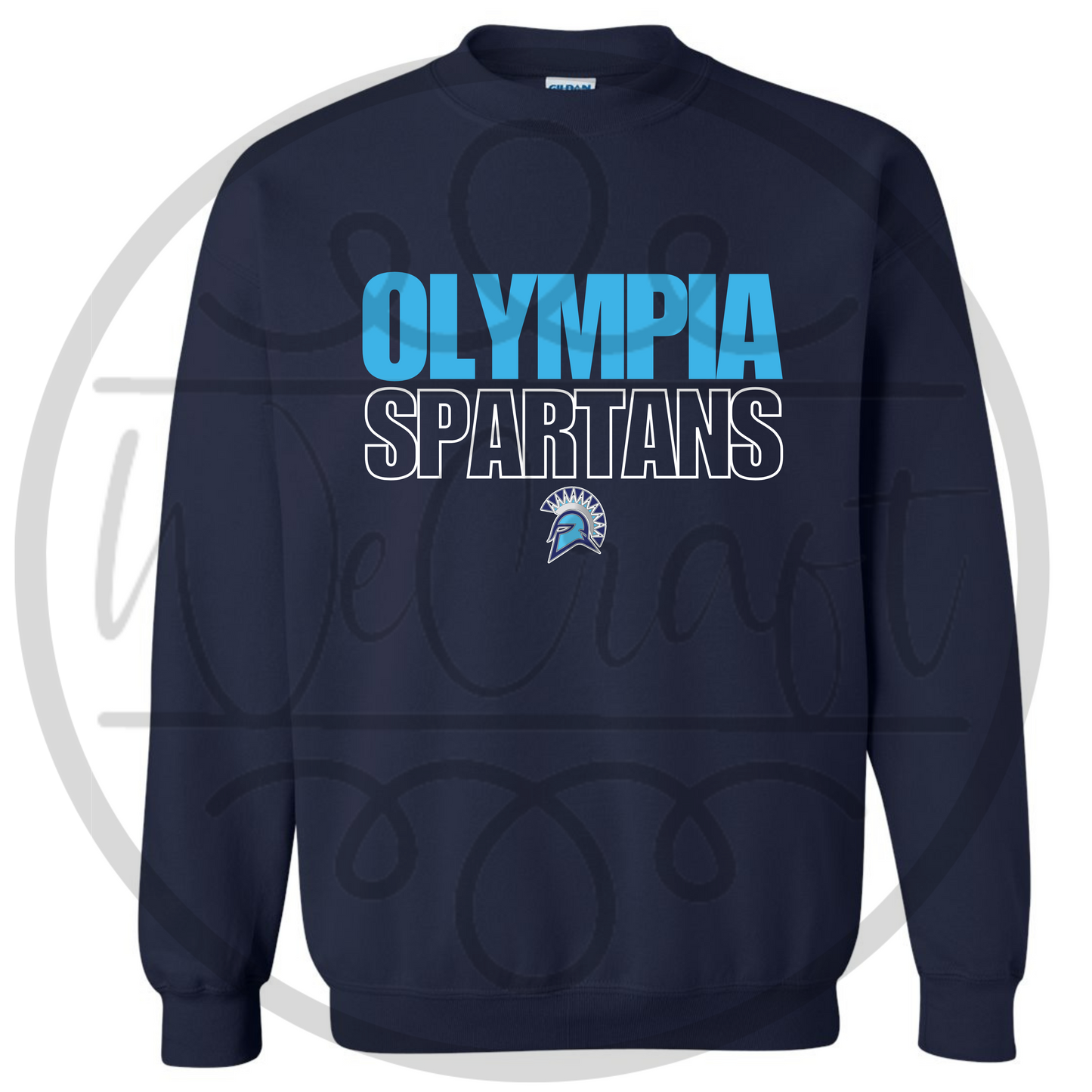 Spartans Outline Crewneck