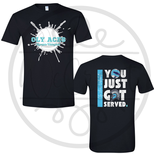 Oly Aces Logo Served Tee