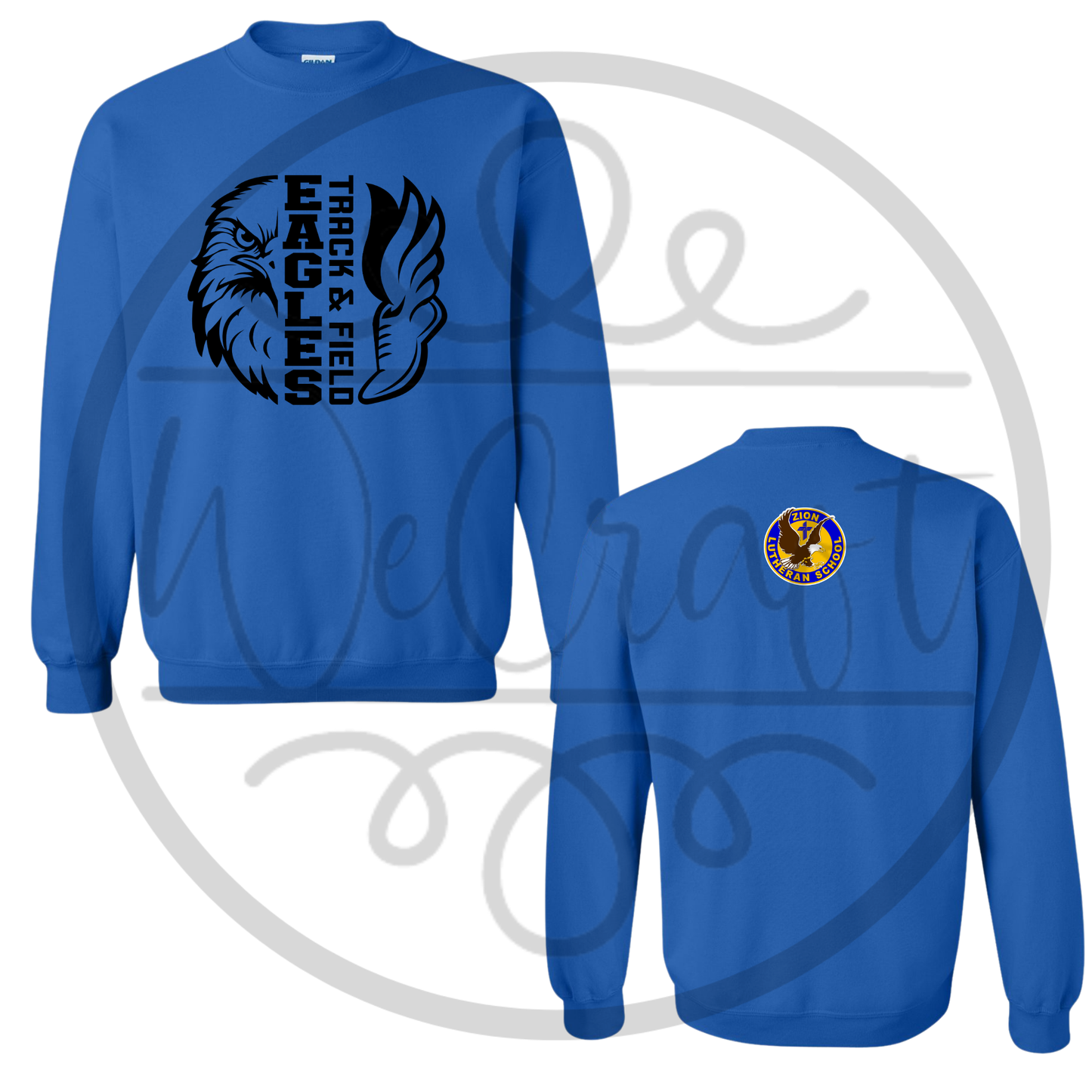 Zion Lutheran Eagles T&F Crewneck