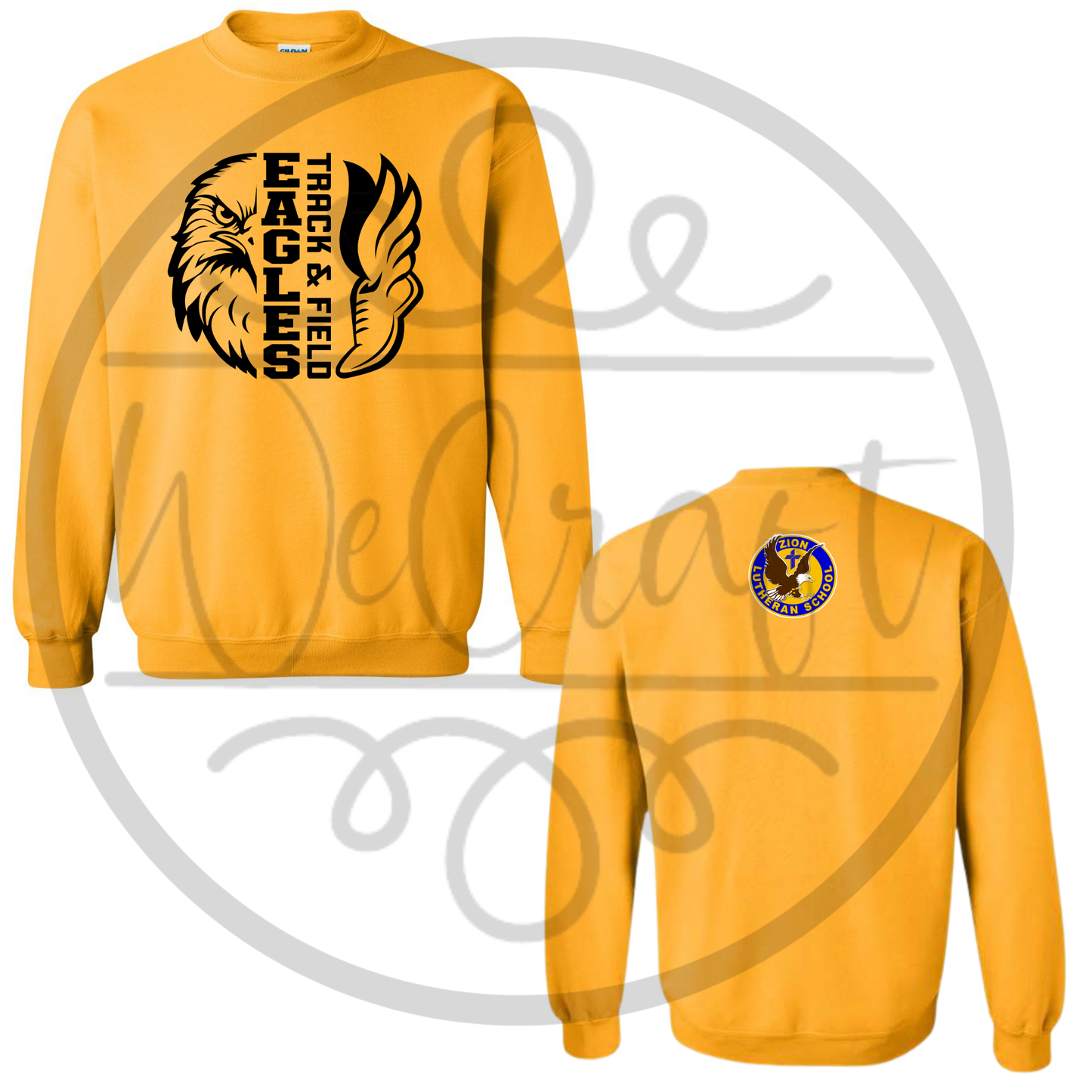 Zion Lutheran Eagles T&F Crewneck