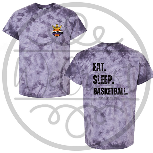Eat. Sleep. Basketball Tie Dye Tee