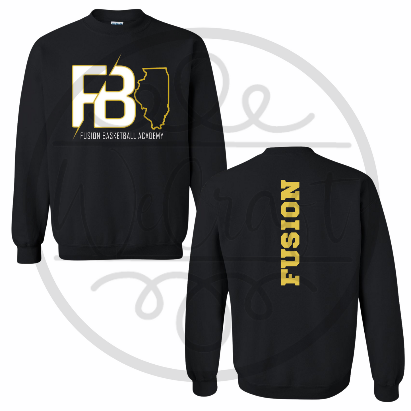 Fusion Logo Crewneck with Fusion back