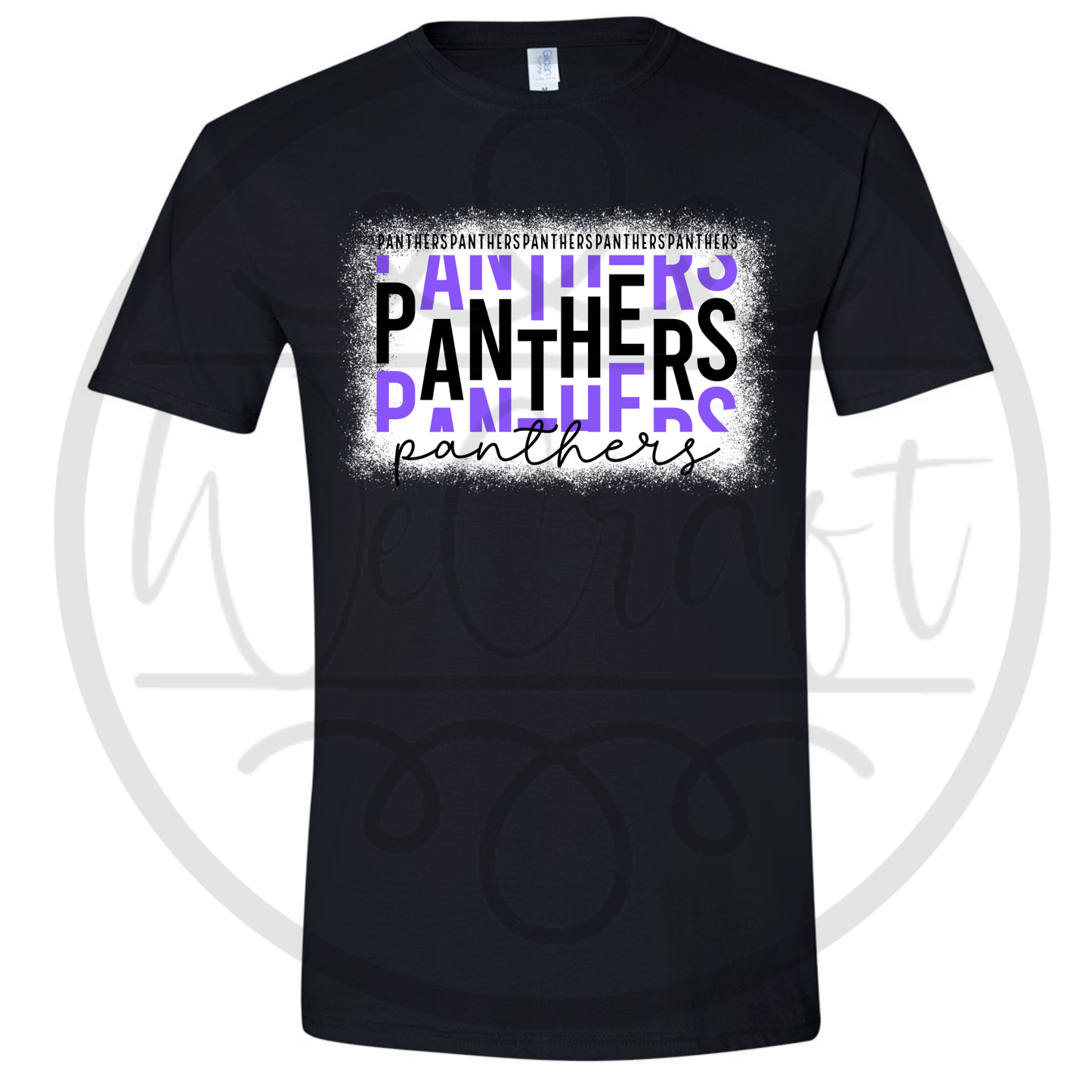 Panthers Repeated - Faux Bleaching