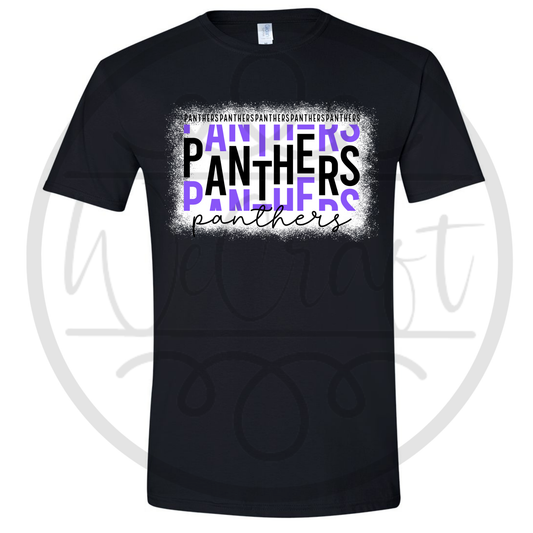 Panthers Repeated - Faux Bleaching