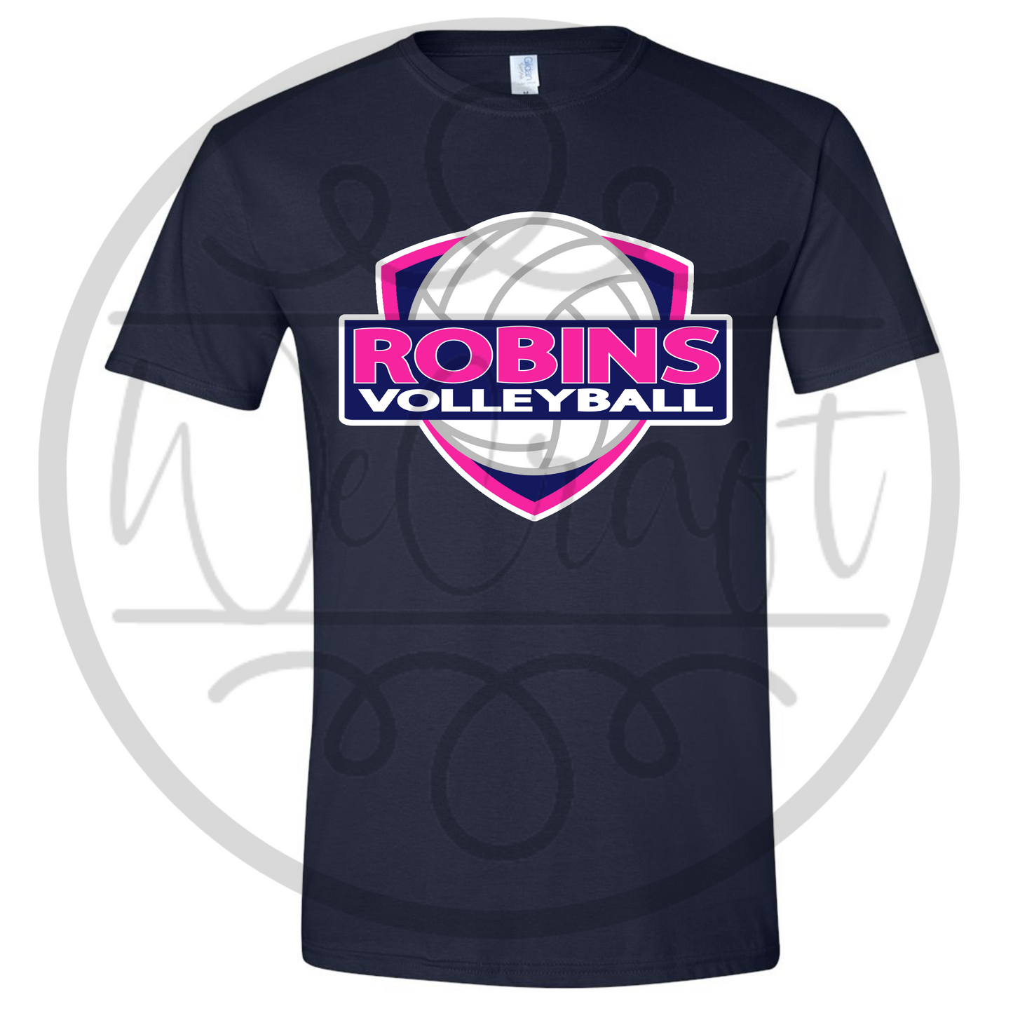 Robins Volleyball Logo Tee
