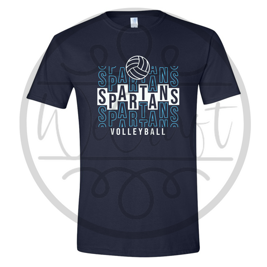 Spartans VB Tee - 3 Colors