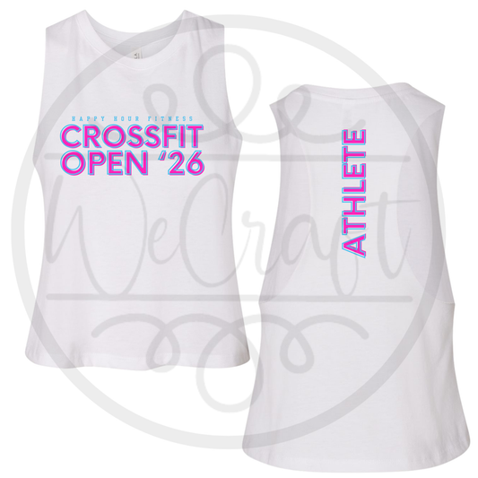 HHF Open '26 Crop Bella Tank