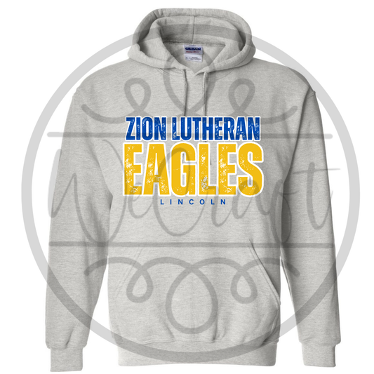 Zion Lutheran Distressed Hoodie