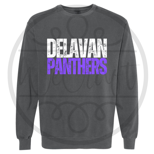 Pepper Comfort Colors Panthers Crewneck