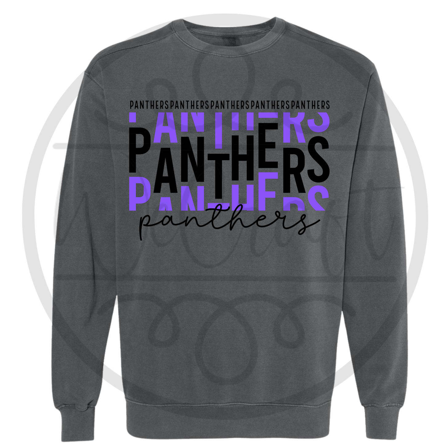 Pepper Comfort Colors Panthers Crewneck
