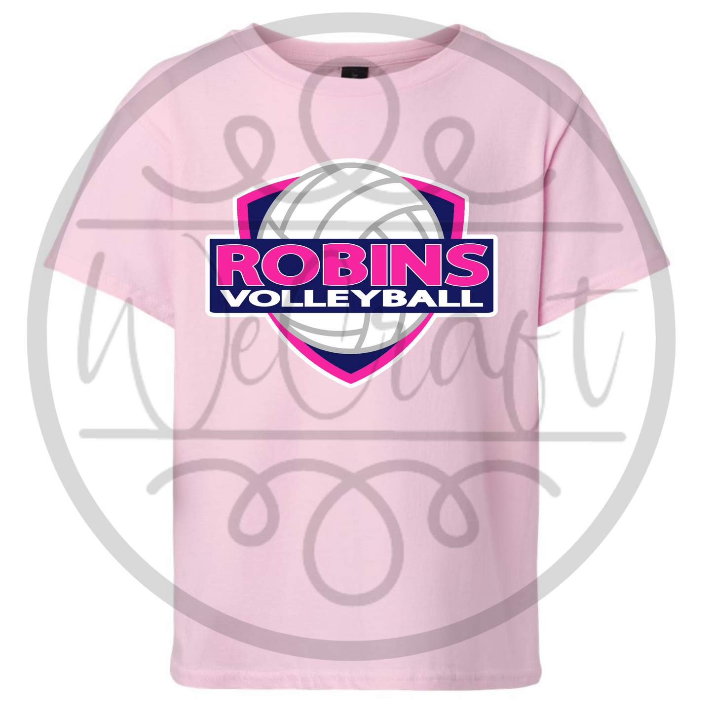 Robins Volleyball Logo Tee