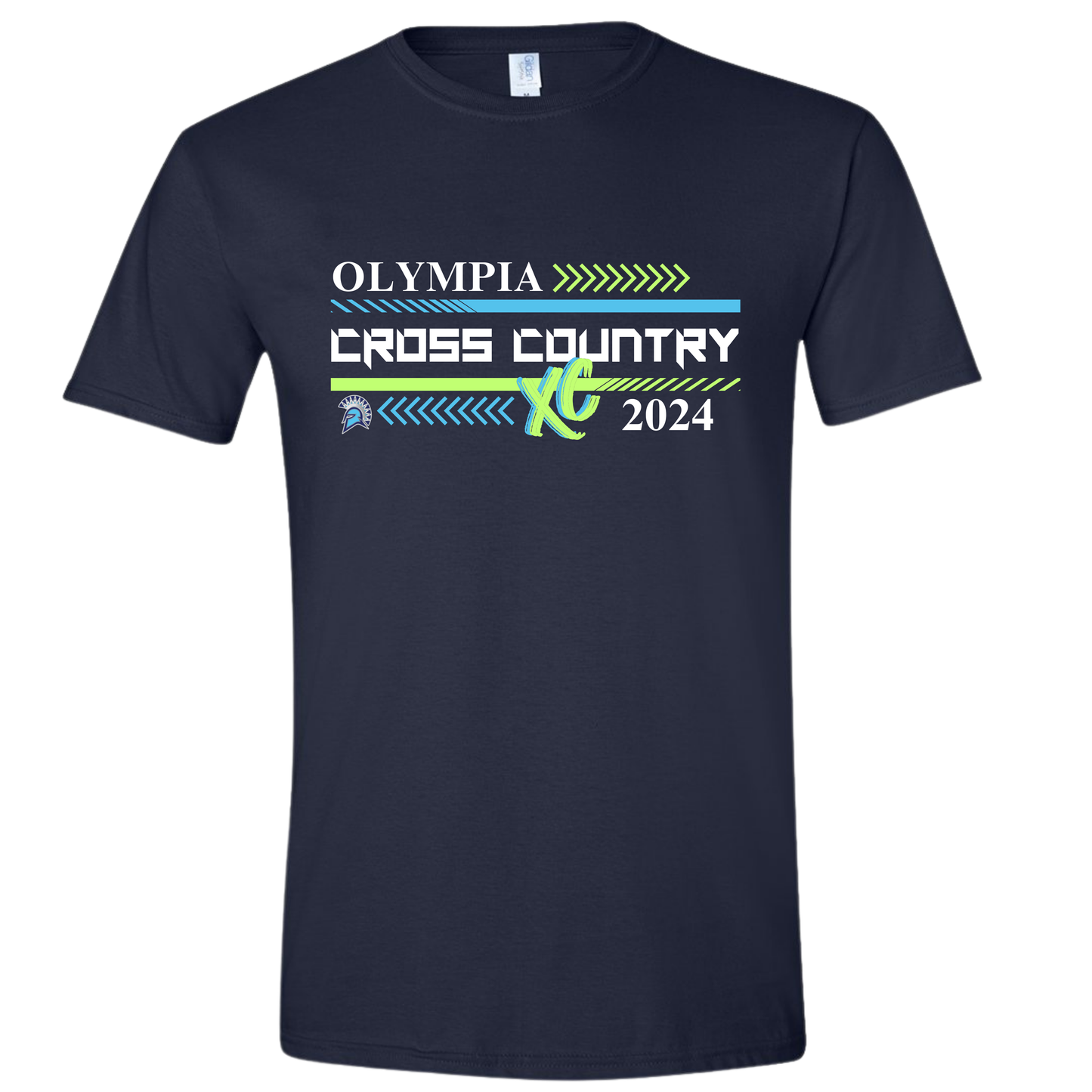 Spartans XC Navy Tee