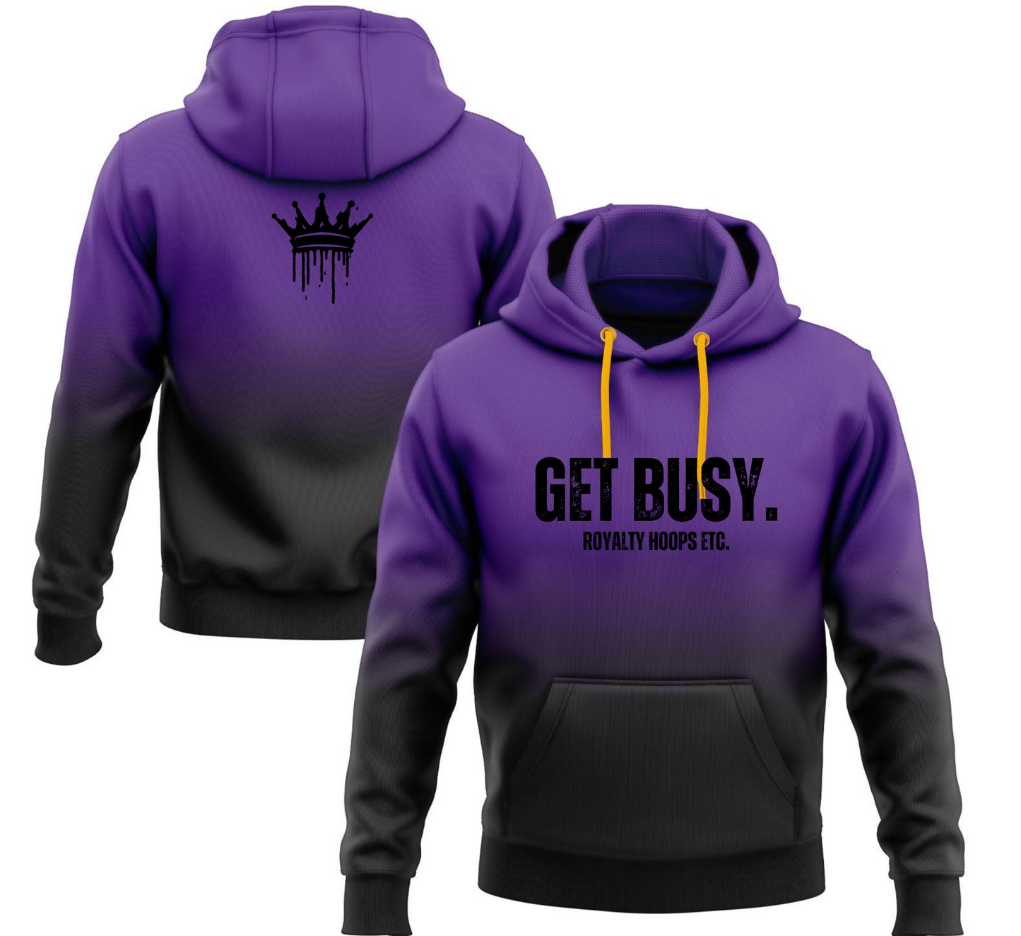 Get Busy Ombre Hoodie