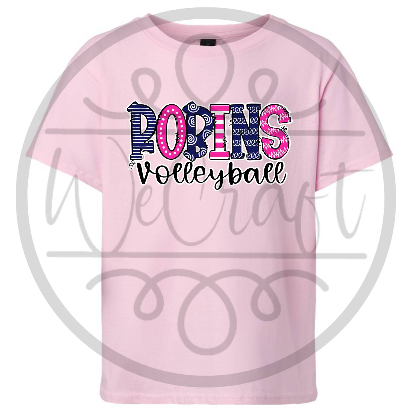 Robins Volleyball Logo Tee