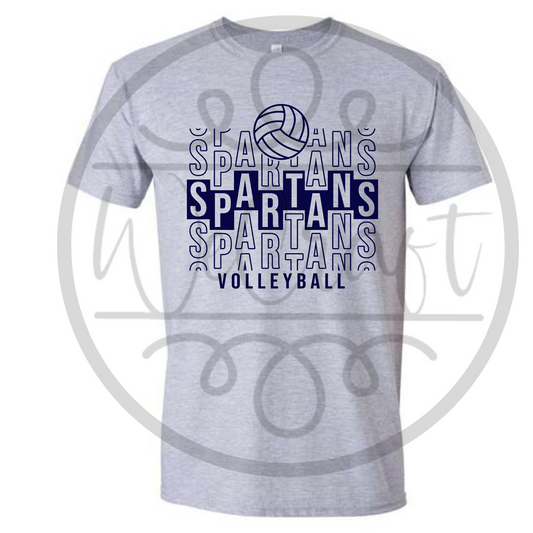 Spartans VB Stacked