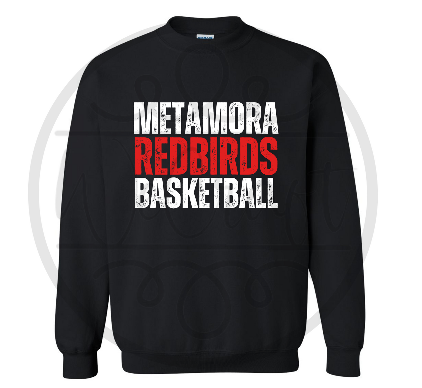 Black Redbirds Unisex Crewneck - 2 Designs!