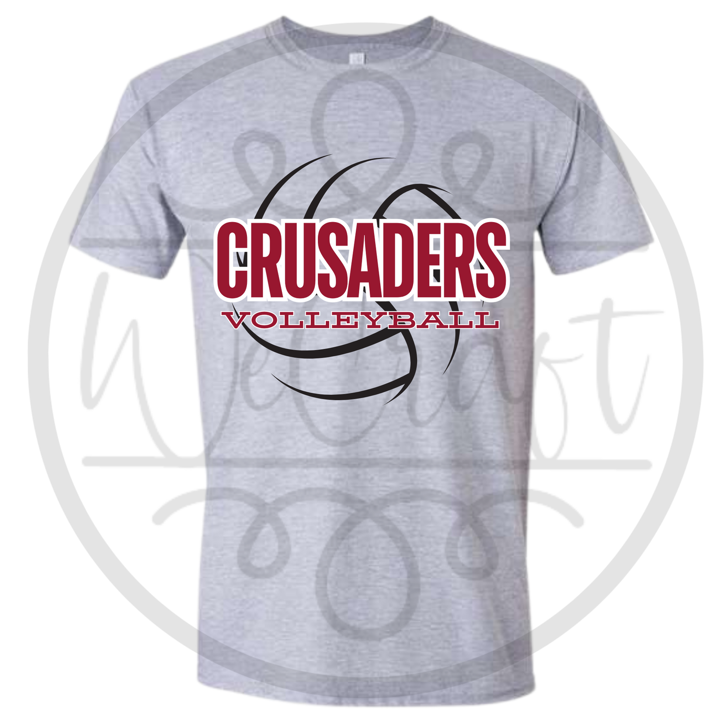 Crusaders Volleyball Tee