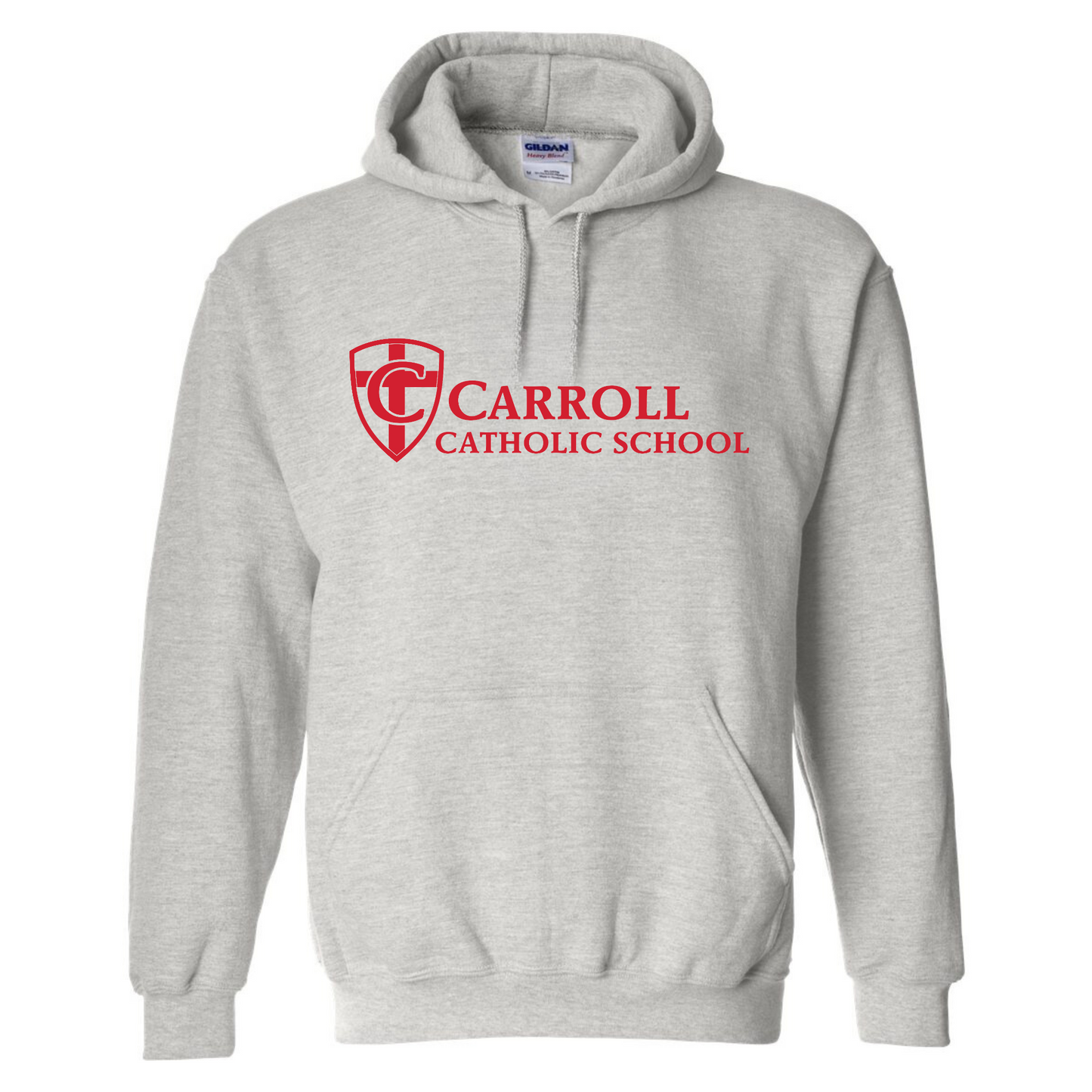 Carroll Catholic Sport Gray Logo Hoodie