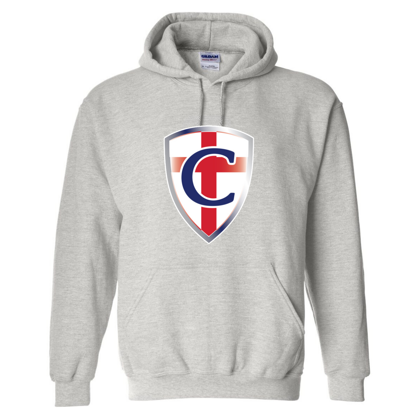 Carroll Catholic Sport Gray Logo Hoodie