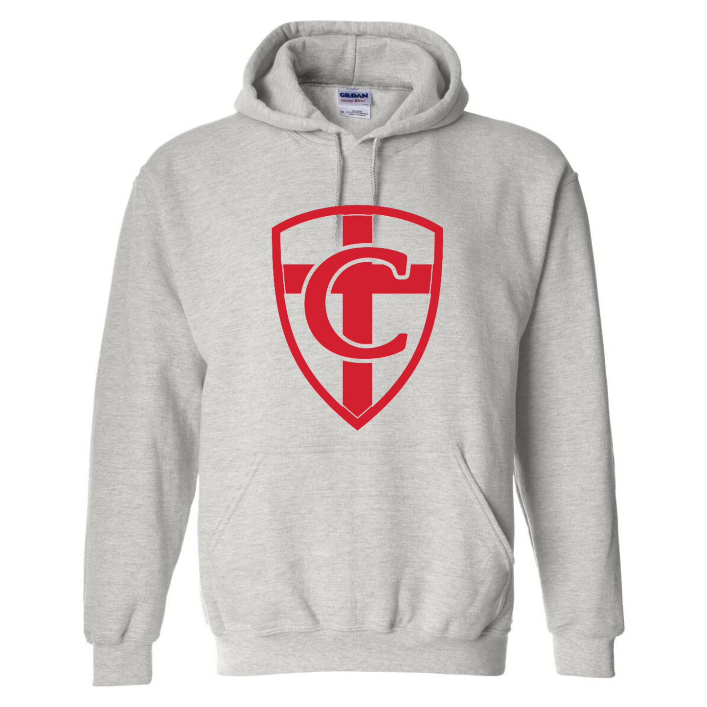 Carroll Catholic Sport Gray Logo Hoodie