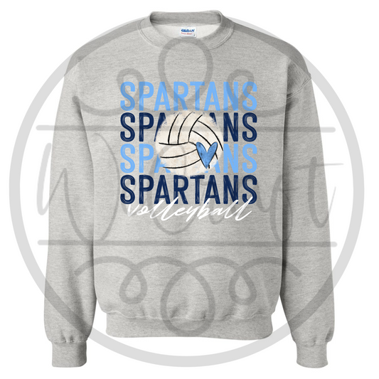 Spartans Painted Crewneck