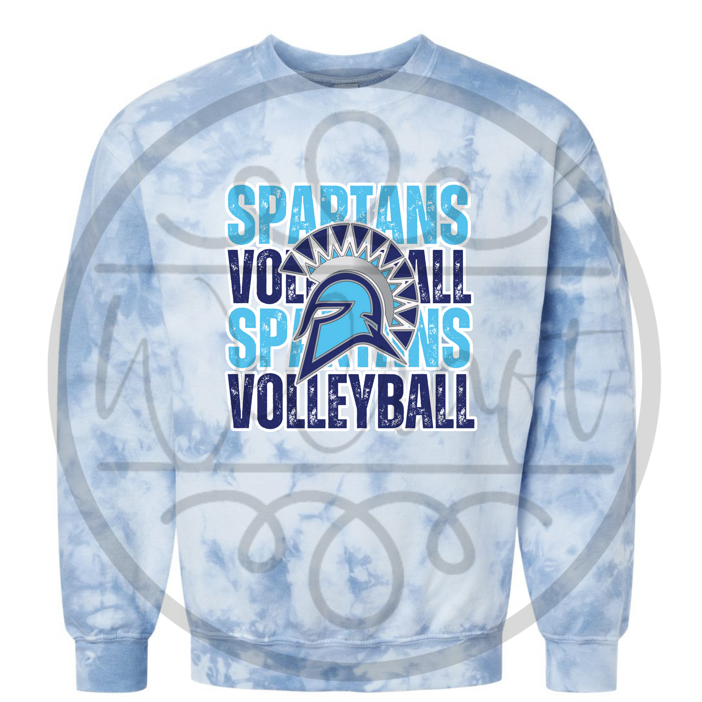 Spartans Volleyball Tie-Dye