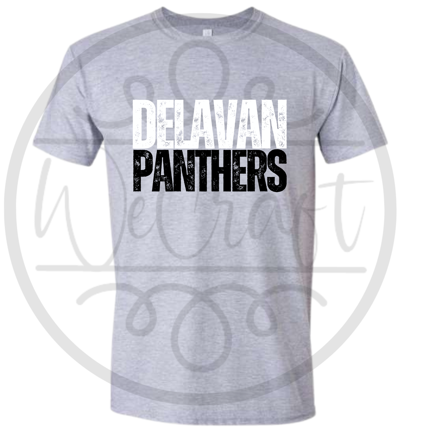 Delavan Panthers Distressed Tee
