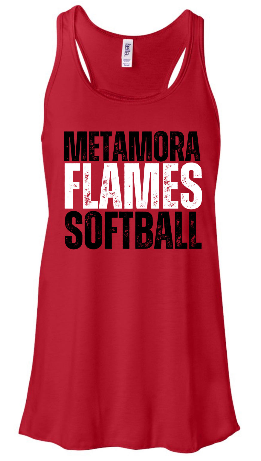 Women’s Bella + Canvas Flowy Red Tank