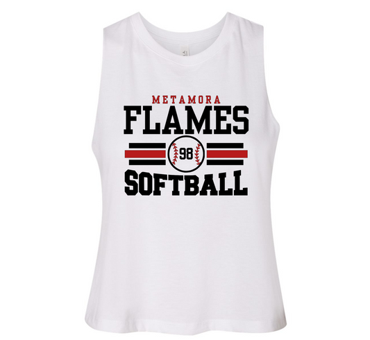 Women’s Bella + Canvas Crop Tank w/ Player #