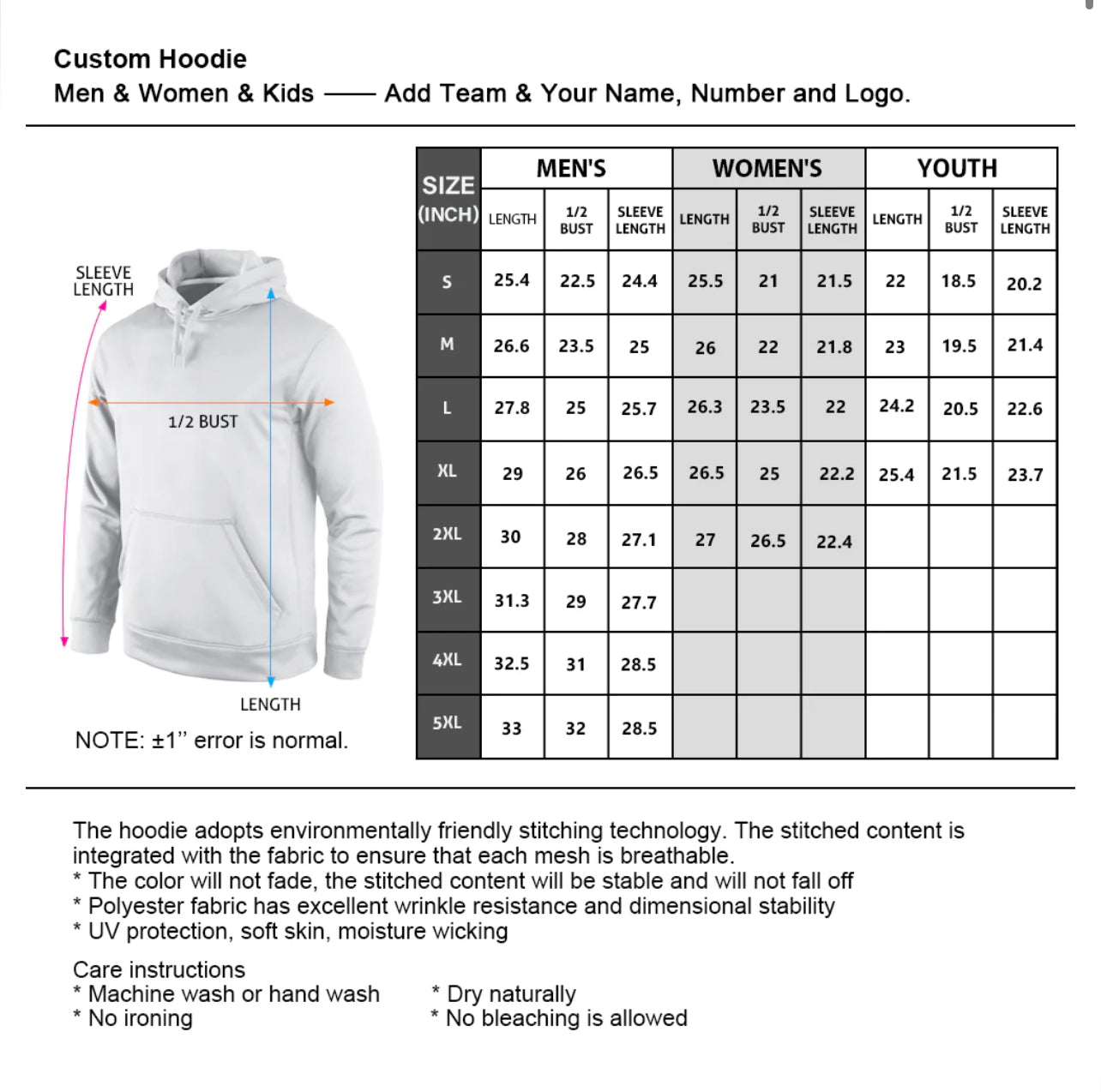 Black Ombre Flames Hoodie - No #