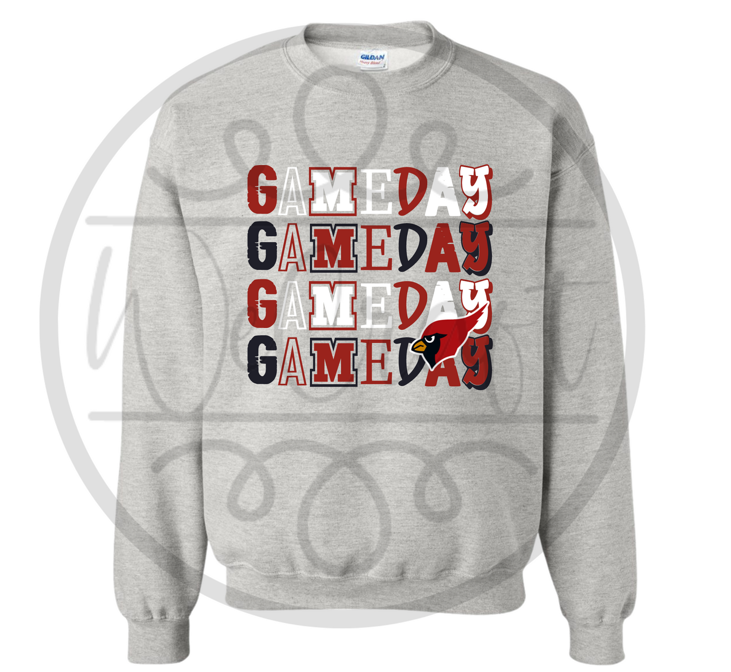 Redbirds Gray Crewneck- 3 Designs!