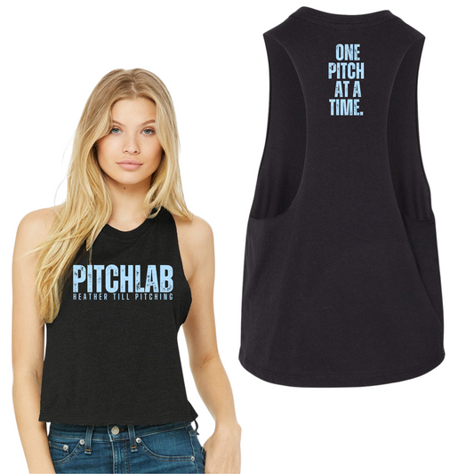 PitchLab Bella + Canvas Racerback Cropped Tank