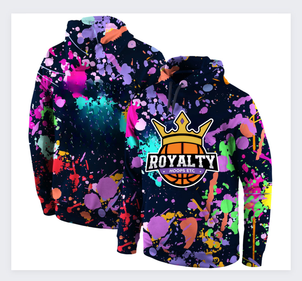 Paint Splatter Logo Hoodie