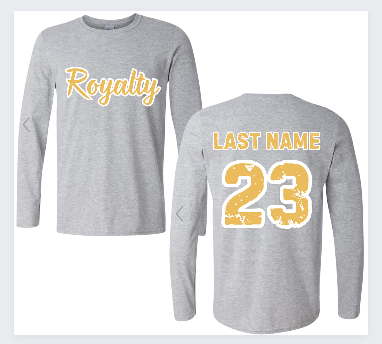 Gold Royalty LS Tee