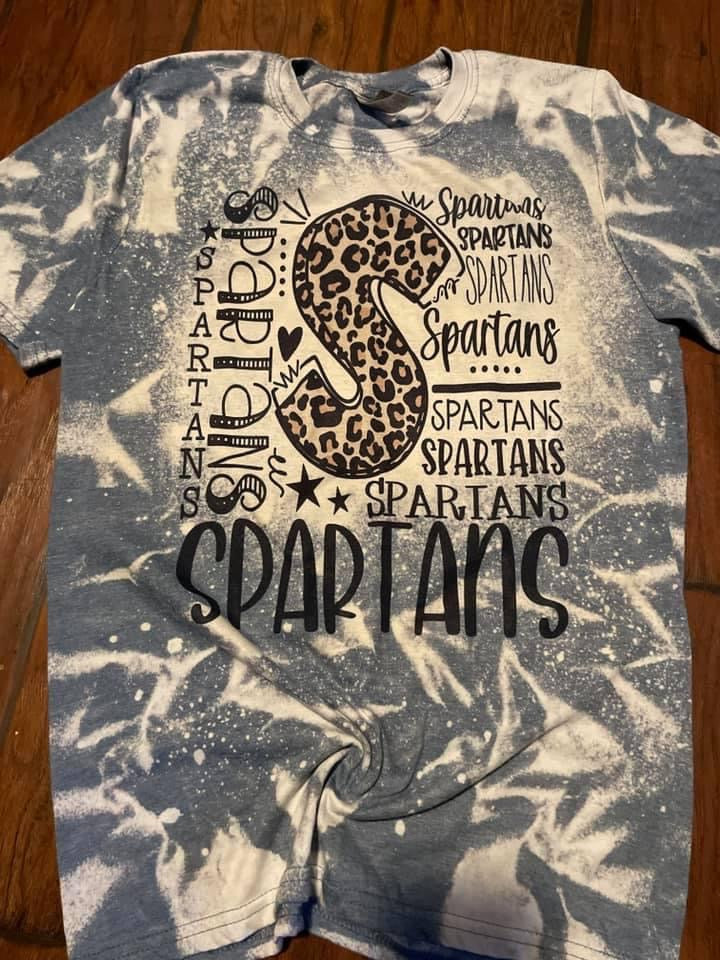 Spartans Word Collage Tee