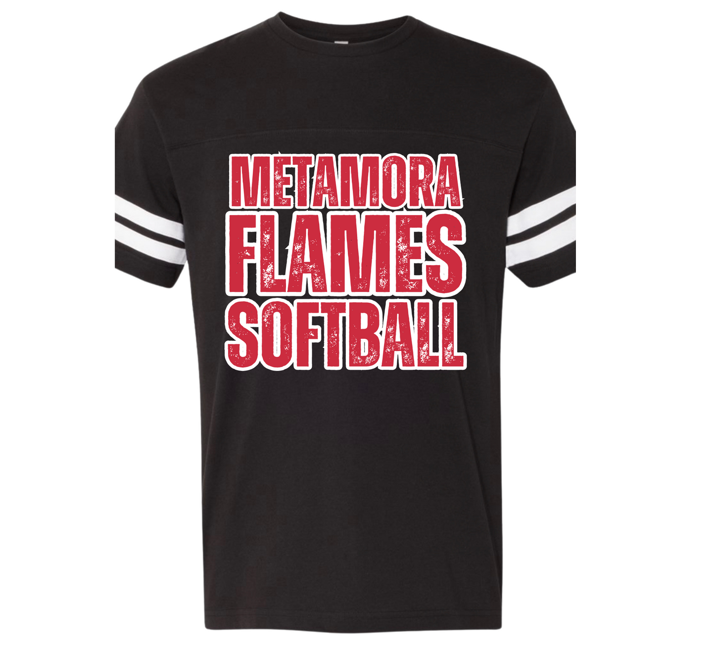 LAT Black Football Tee