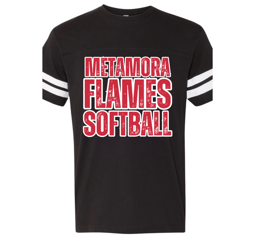 LAT Black Football Tee