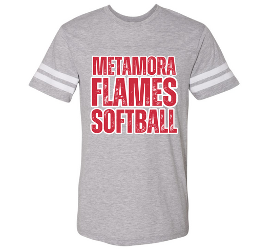 LAT Gray Football Tee