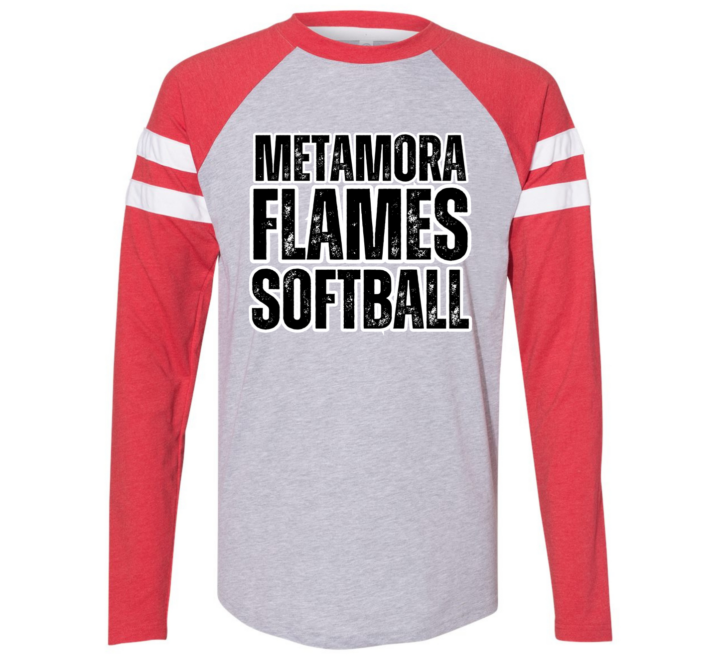 LAT Fine Jersey LS Tee - Red