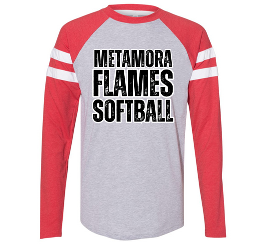 LAT Fine Jersey LS Tee - Red