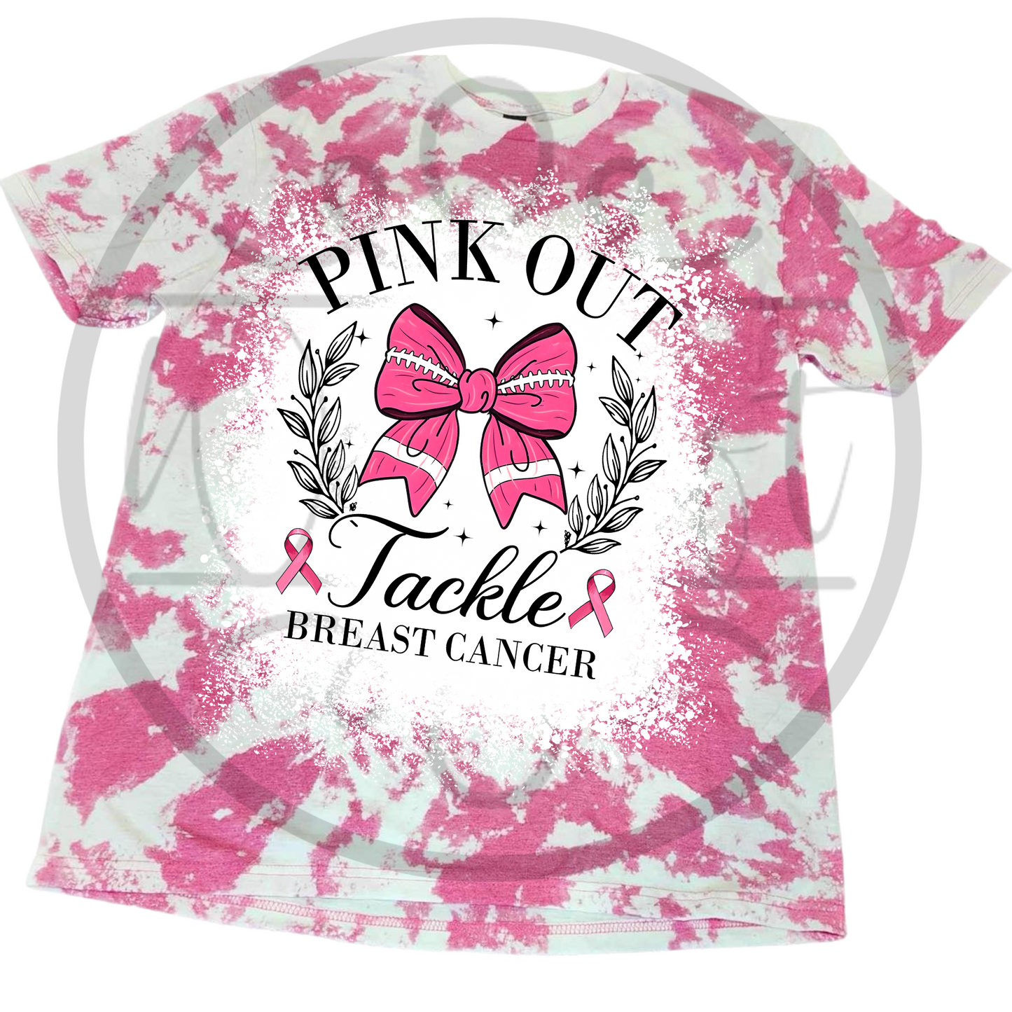 Pink Out Heliconia Bleached Tee